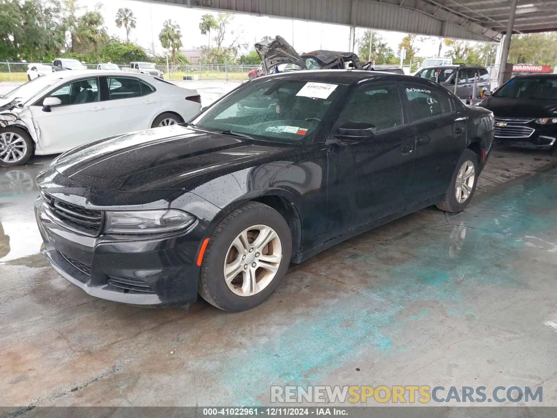 2 Фотография поврежденного автомобиля 2C3CDXBG0KH628292 DODGE CHARGER 2019