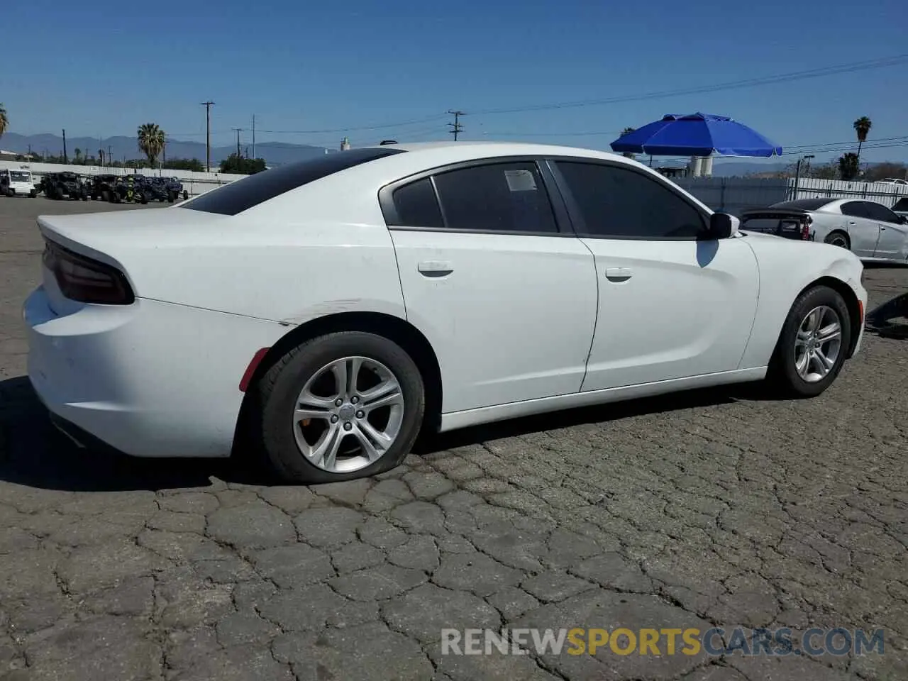 3 Photograph of a damaged car 2C3CDXBG0KH658294 DODGE CHARGER 2019