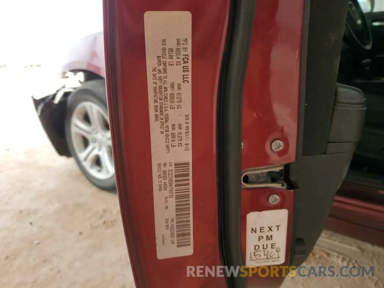 12 Photograph of a damaged car 2C3CDXBG0KH702732 DODGE CHARGER 2019