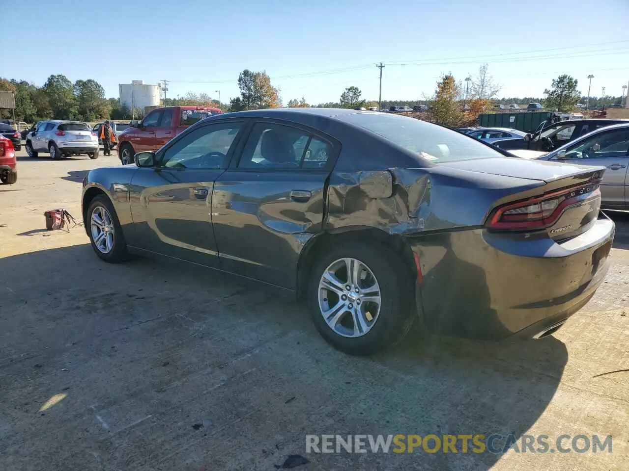 2 Фотография поврежденного автомобиля 2C3CDXBG0KH709633 DODGE CHARGER 2019
