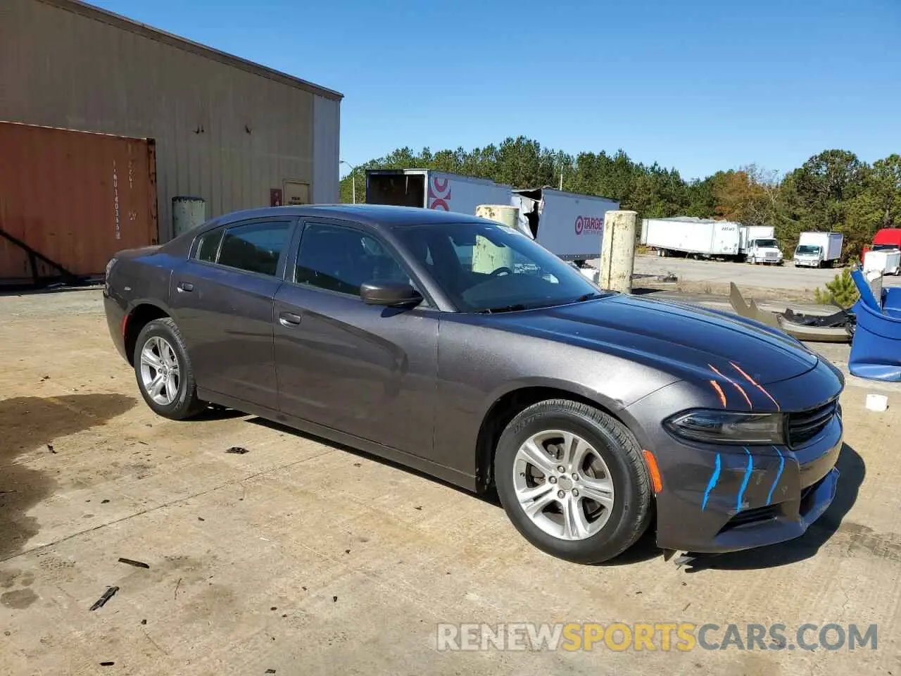 4 Фотография поврежденного автомобиля 2C3CDXBG0KH709633 DODGE CHARGER 2019