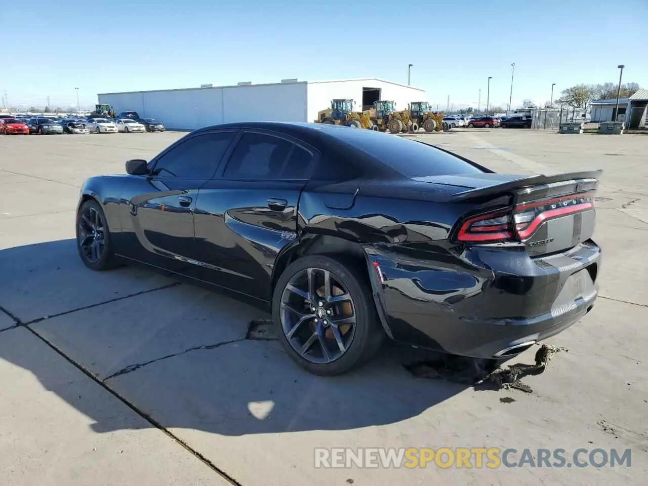 2 Photograph of a damaged car 2C3CDXBG1KH553523 DODGE CHARGER 2019