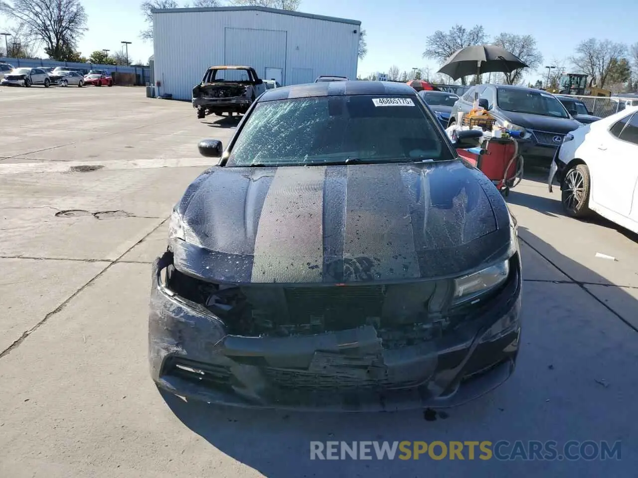 5 Photograph of a damaged car 2C3CDXBG1KH553523 DODGE CHARGER 2019