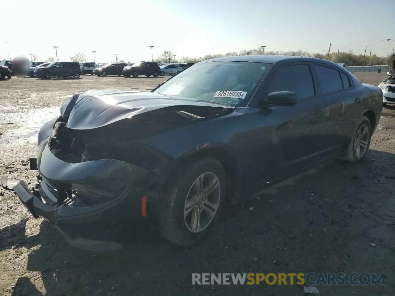 1 Photograph of a damaged car 2C3CDXBG1KH644050 DODGE CHARGER 2019