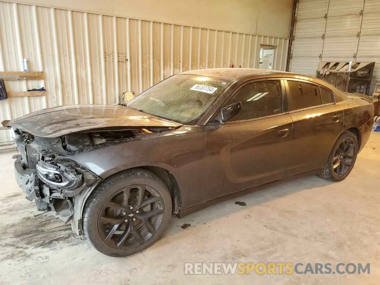 1 Photograph of a damaged car 2C3CDXBG2KH684833 DODGE CHARGER 2019