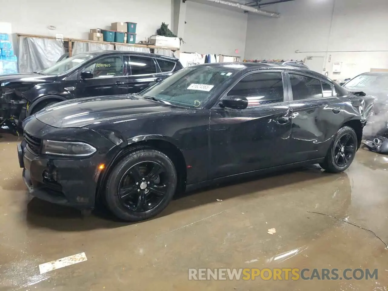 1 Photograph of a damaged car 2C3CDXBG2KH707835 DODGE CHARGER 2019