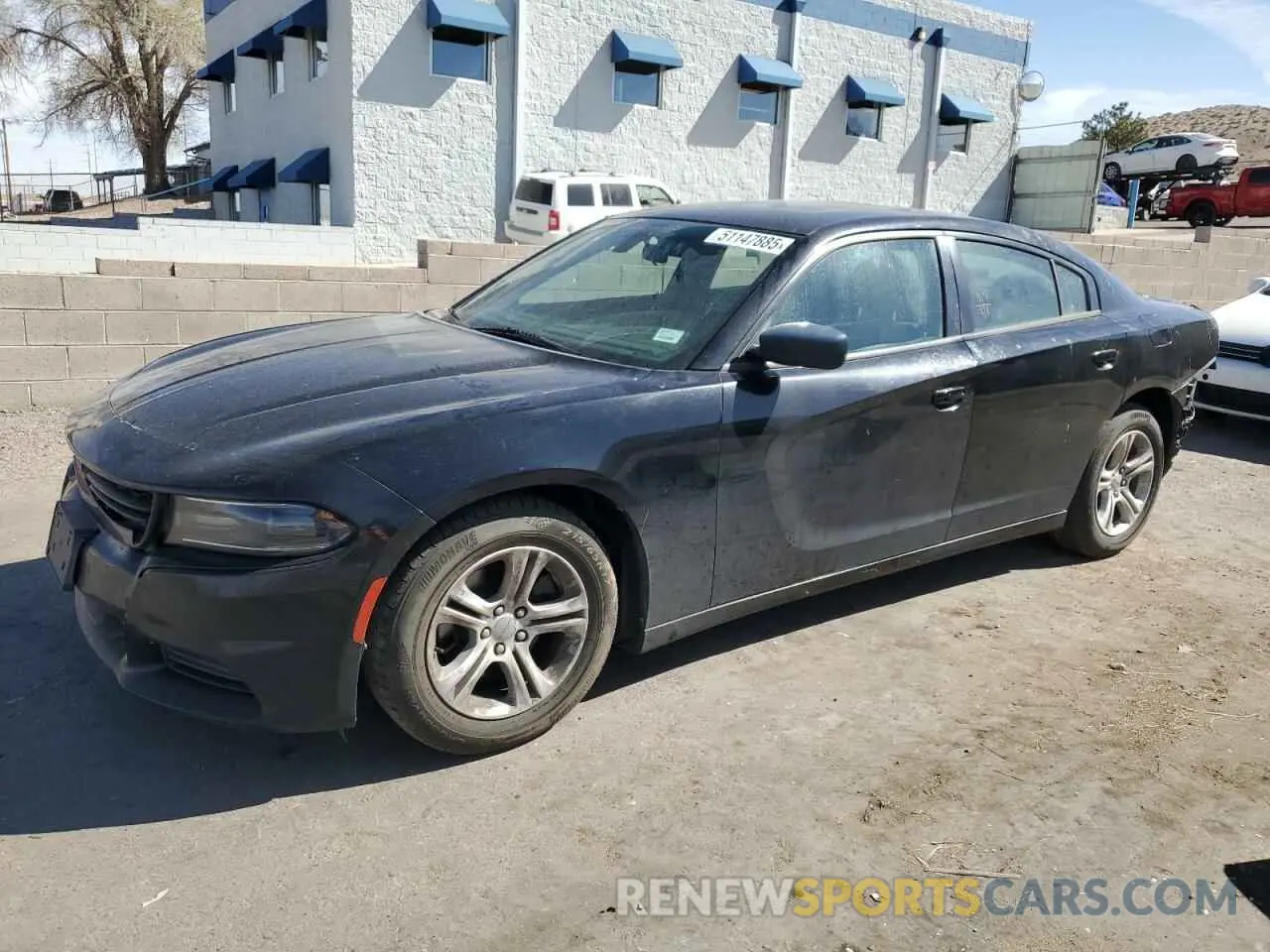 1 Photograph of a damaged car 2C3CDXBG2KH720097 DODGE CHARGER 2019