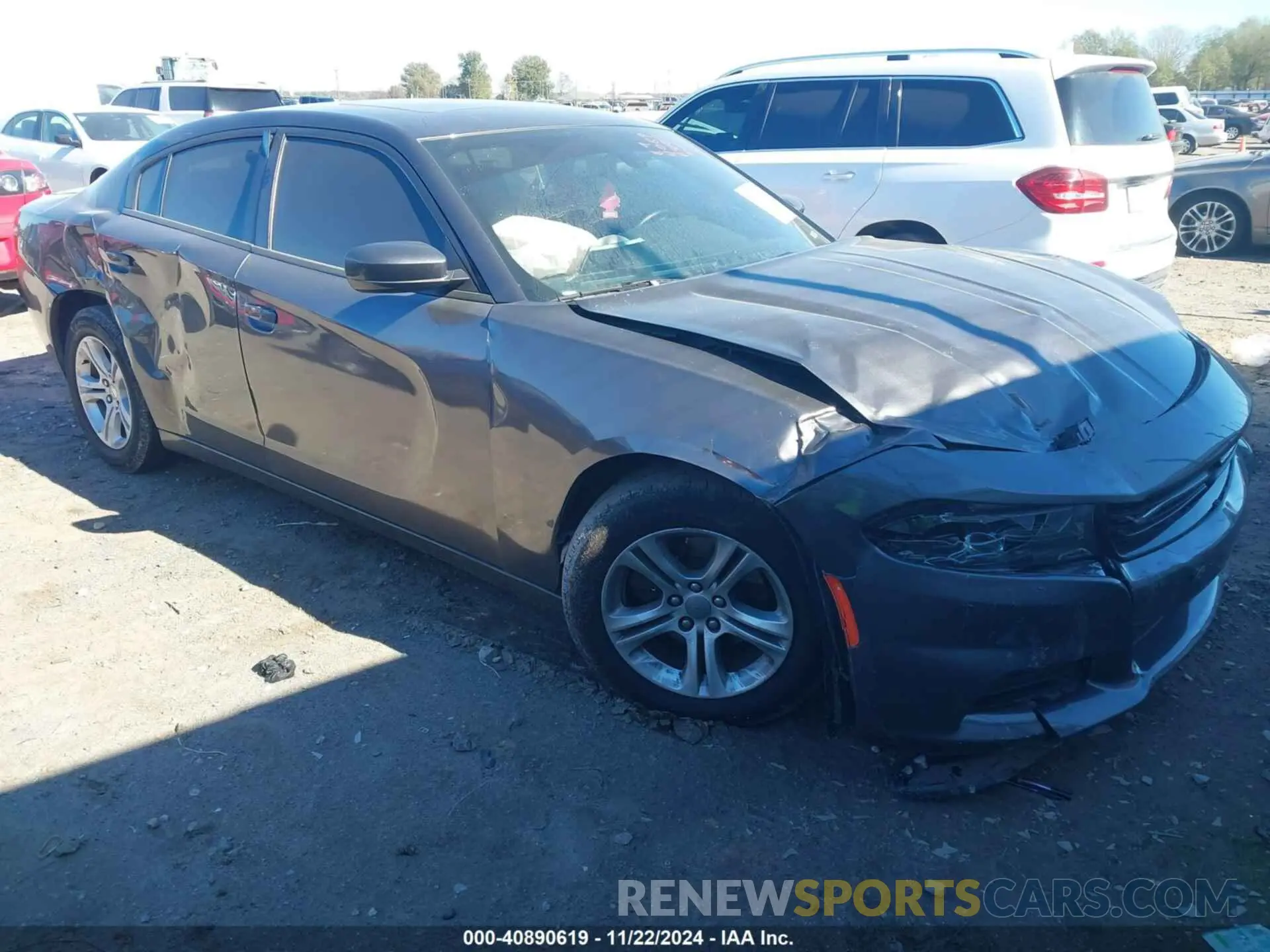 1 Photograph of a damaged car 2C3CDXBG2KH720178 DODGE CHARGER 2019