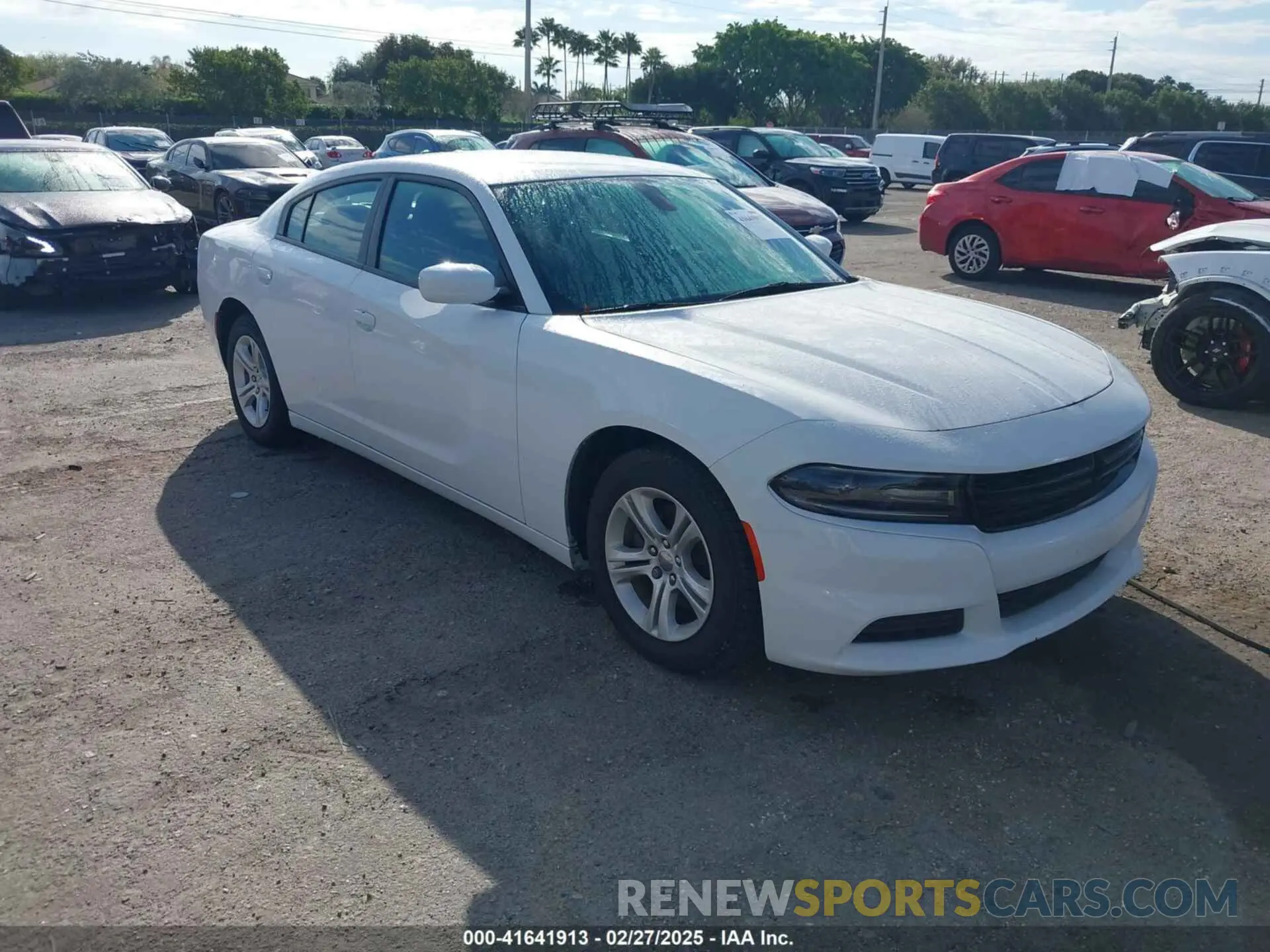 1 Photograph of a damaged car 2C3CDXBG2KH730063 DODGE CHARGER 2019