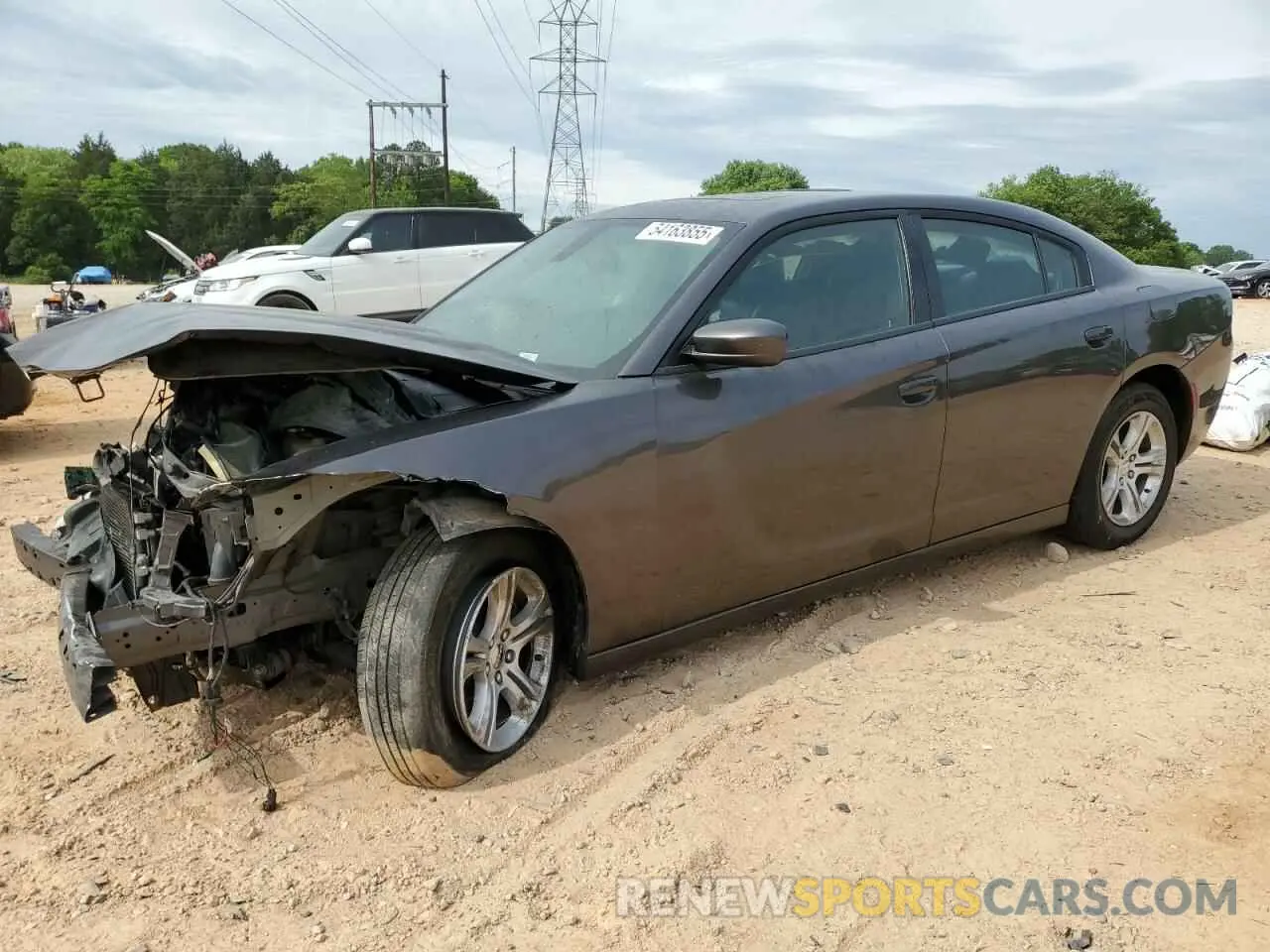 1 Photograph of a damaged car 2C3CDXBG3KH653011 DODGE CHARGER 2019