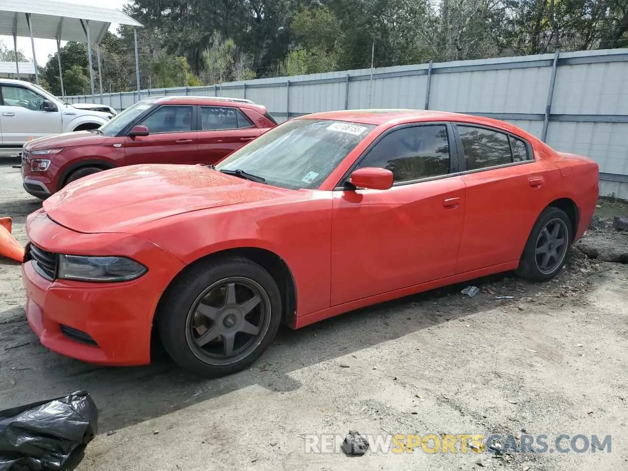 1 Photograph of a damaged car 2C3CDXBG3KH688339 DODGE CHARGER 2019