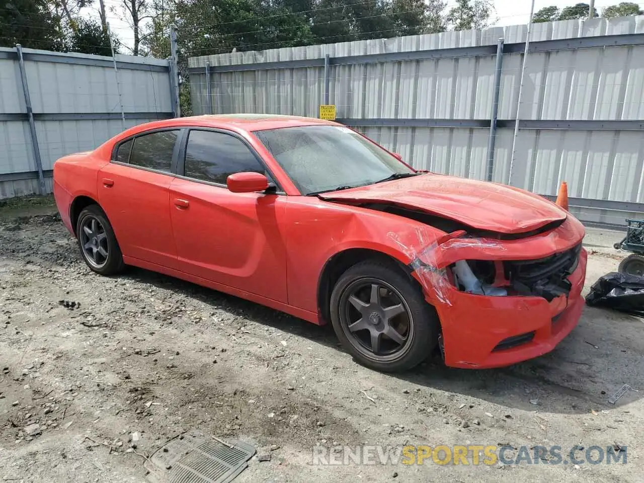 4 Photograph of a damaged car 2C3CDXBG3KH688339 DODGE CHARGER 2019