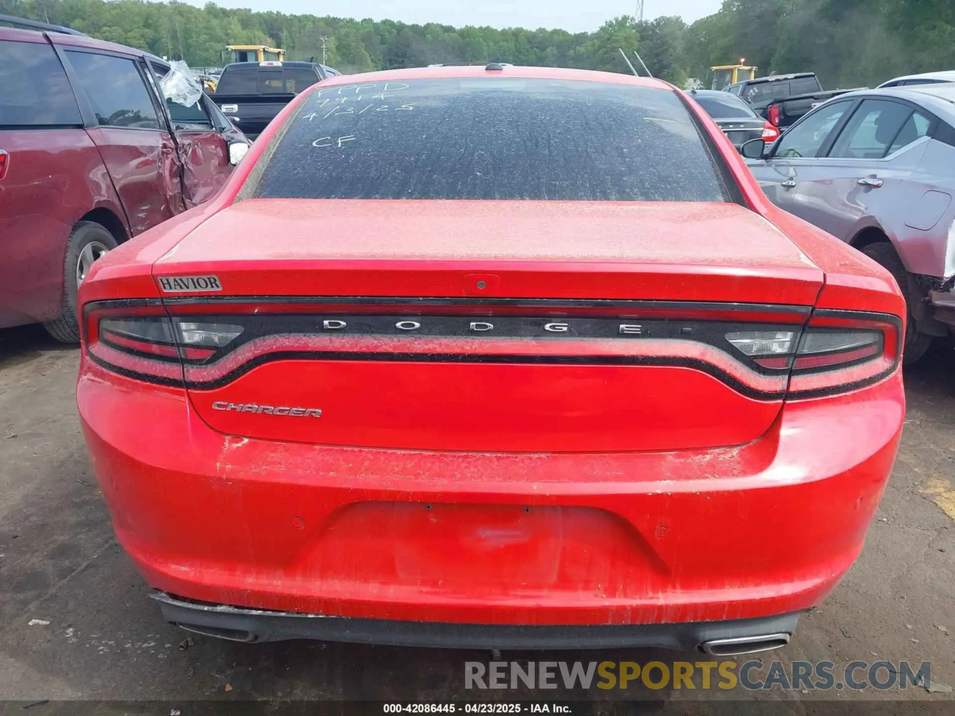 16 Photograph of a damaged car 2C3CDXBG3KH719914 DODGE CHARGER 2019