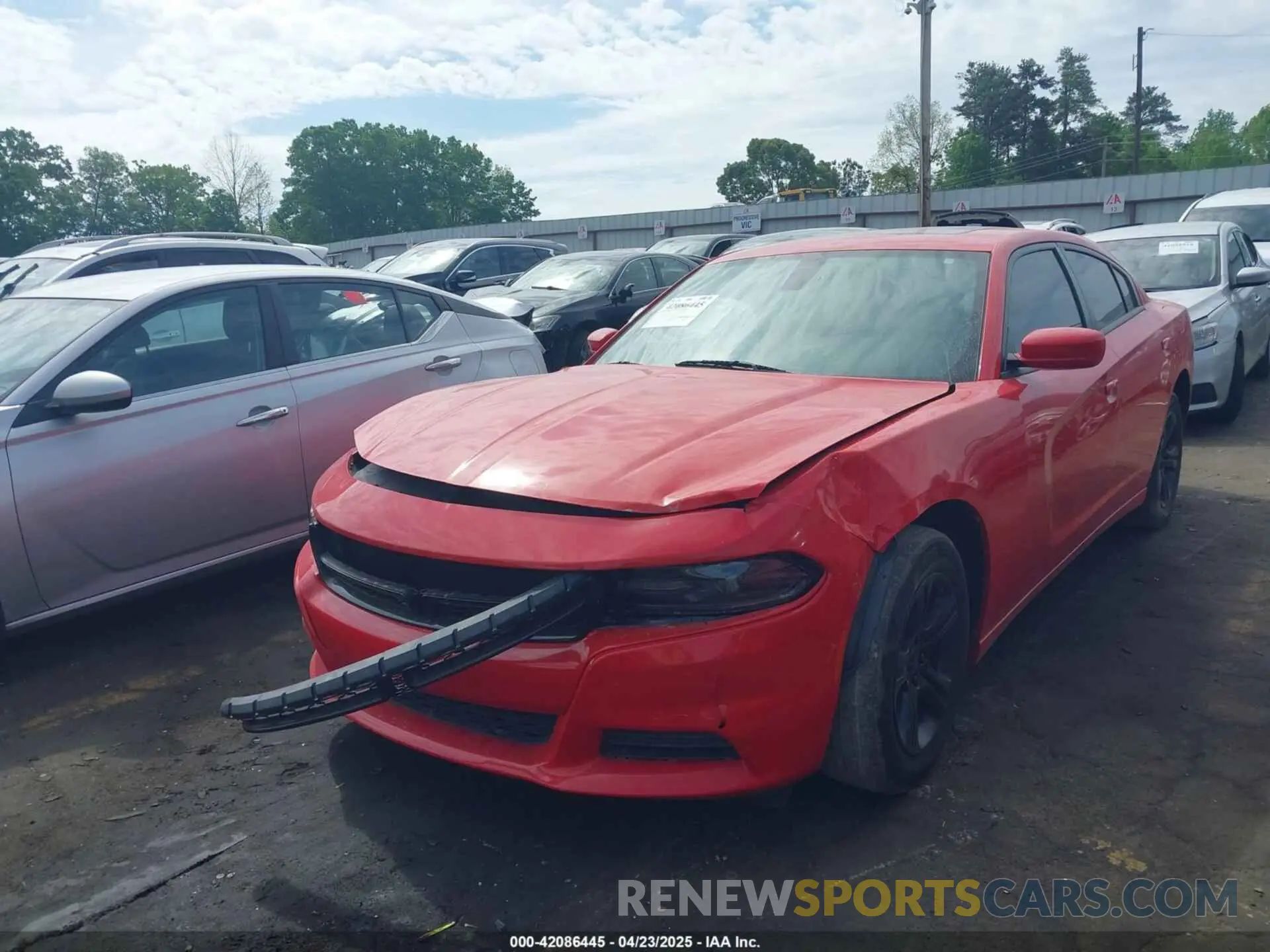 2 Photograph of a damaged car 2C3CDXBG3KH719914 DODGE CHARGER 2019