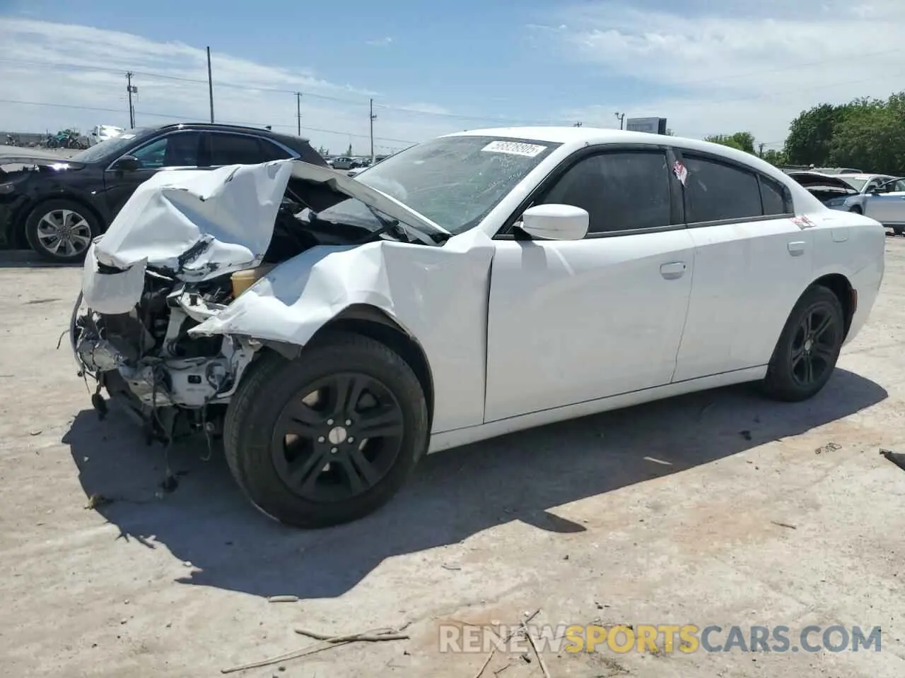 1 Photograph of a damaged car 2C3CDXBG4KH644110 DODGE CHARGER 2019