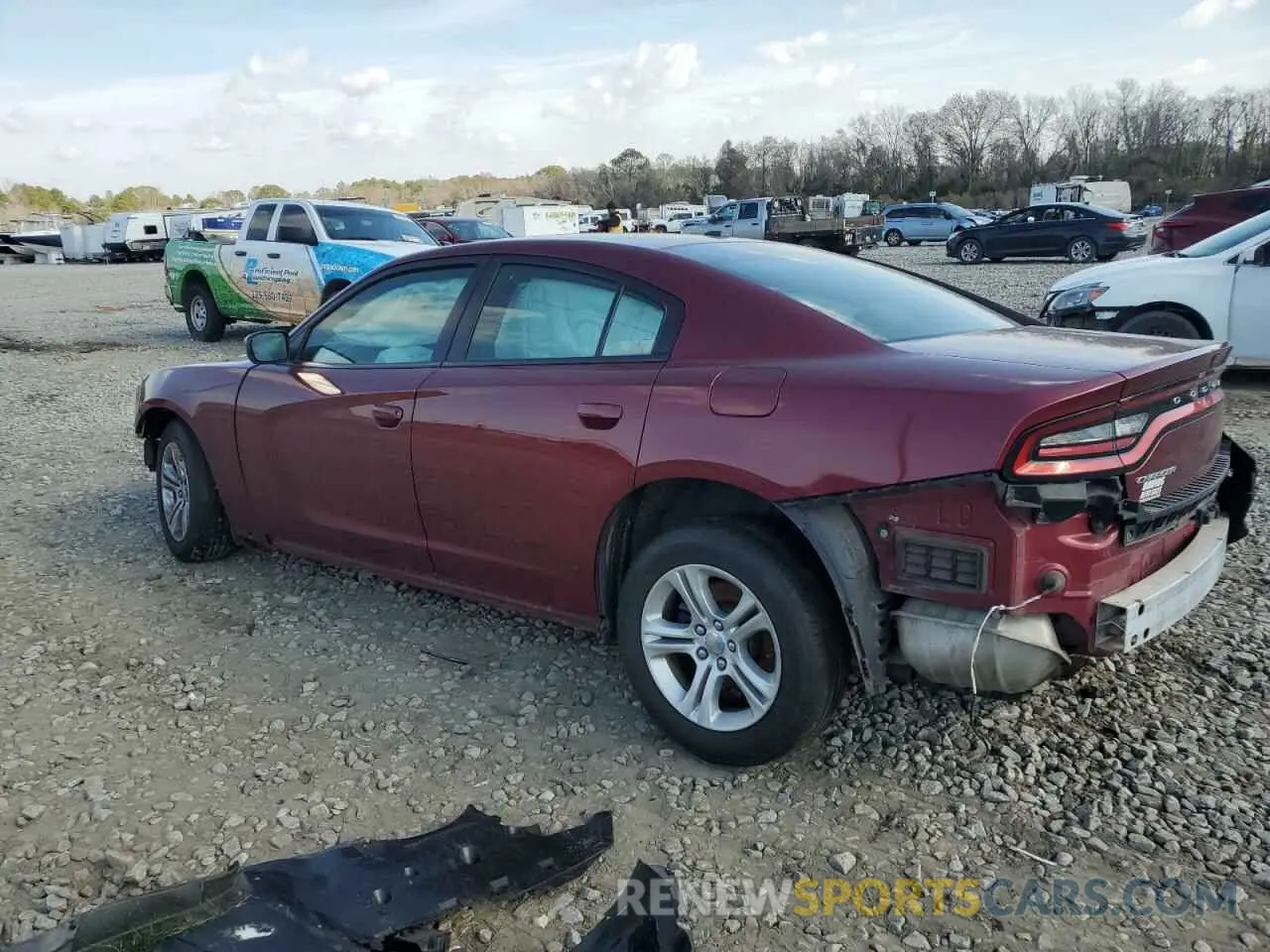 2 Фотография поврежденного автомобиля 2C3CDXBG4KH717444 DODGE CHARGER 2019