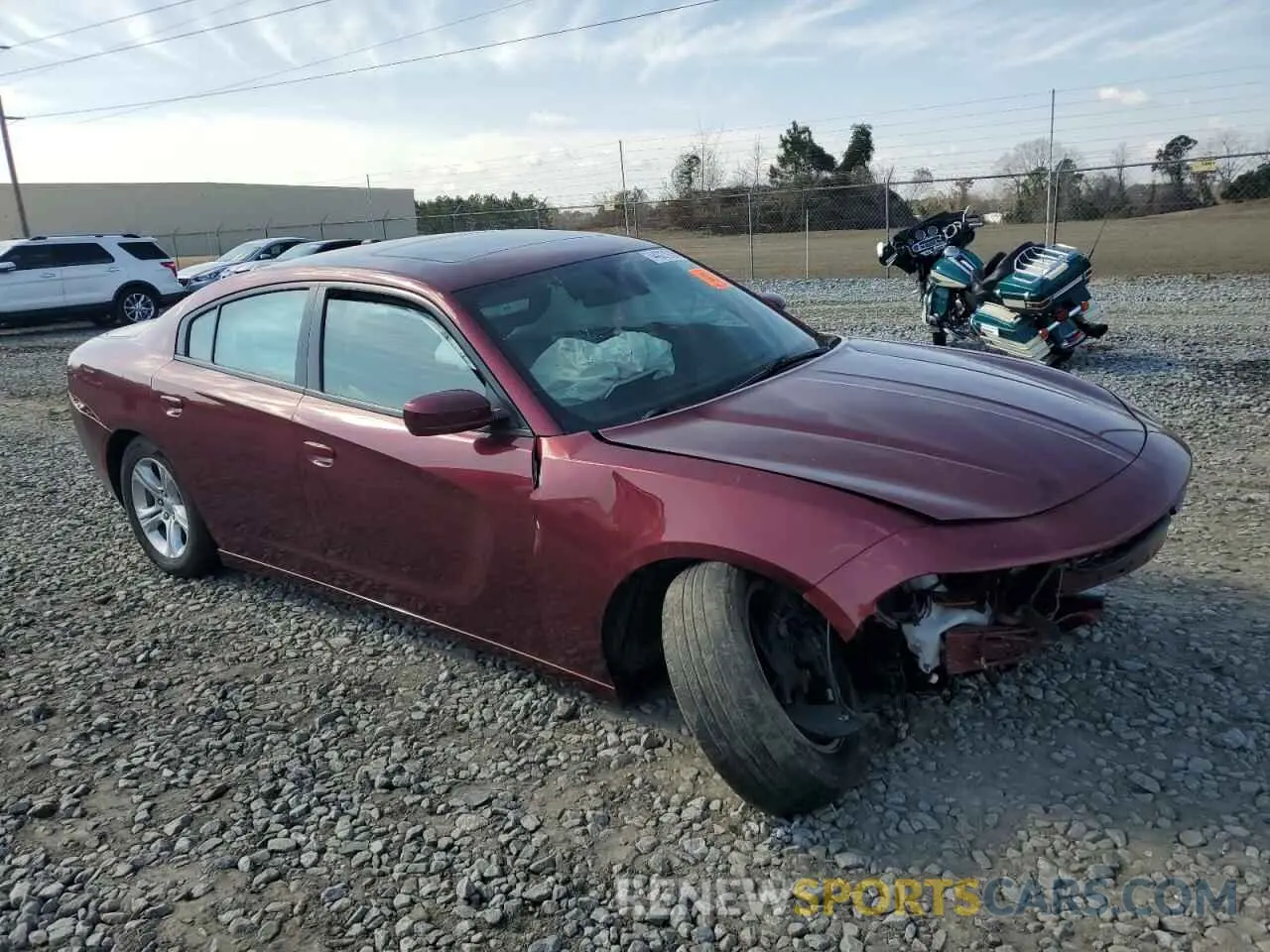 4 Фотография поврежденного автомобиля 2C3CDXBG4KH717444 DODGE CHARGER 2019