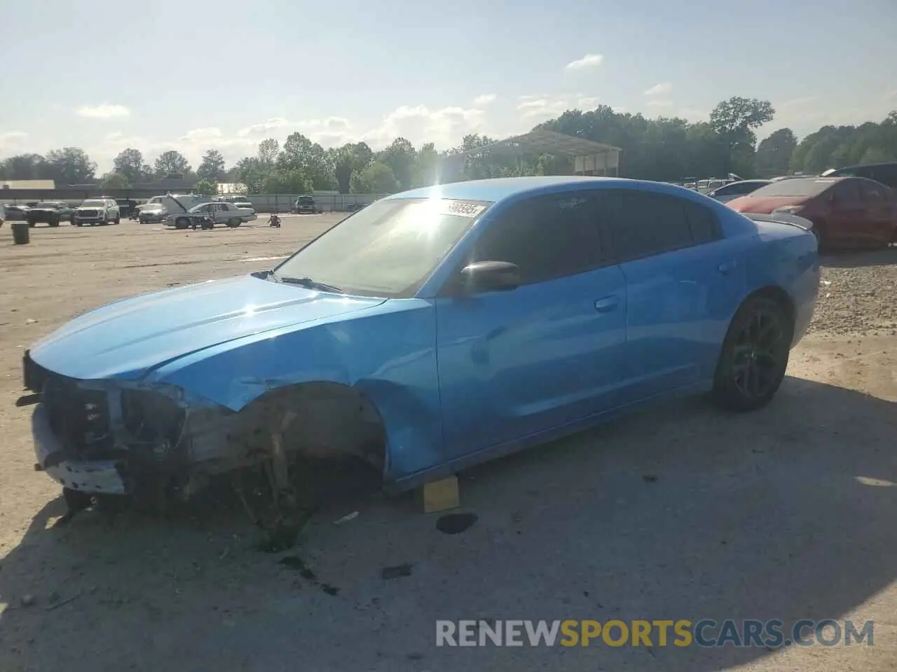 1 Photograph of a damaged car 2C3CDXBG4KH734793 DODGE CHARGER 2019
