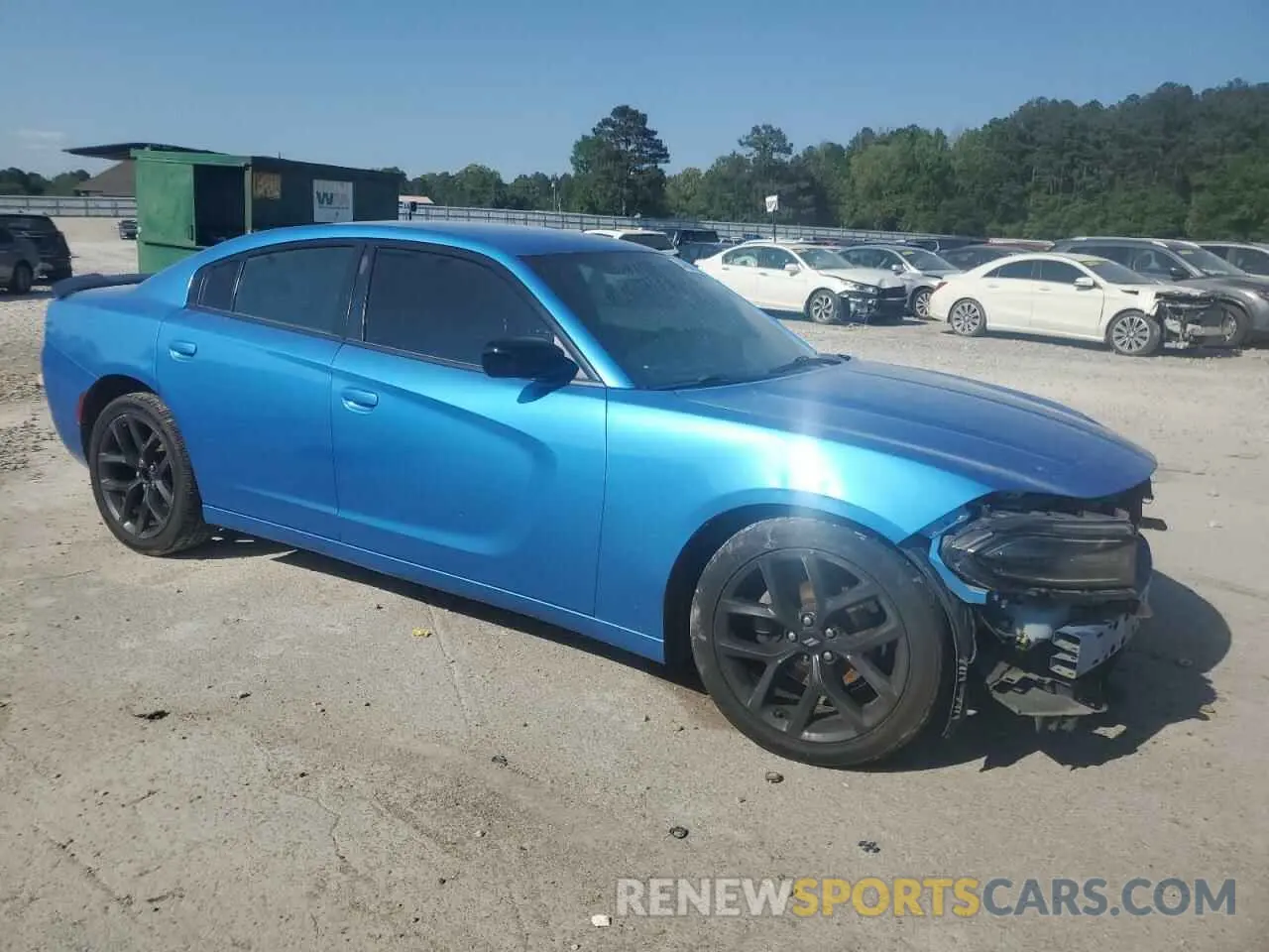 4 Photograph of a damaged car 2C3CDXBG4KH734793 DODGE CHARGER 2019