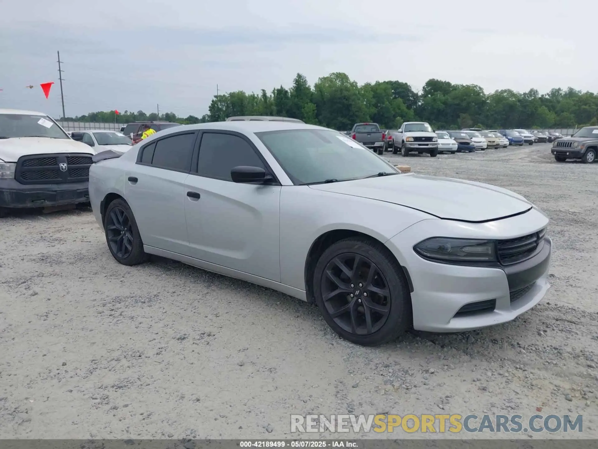 1 Photograph of a damaged car 2C3CDXBG5KH580840 DODGE CHARGER 2019