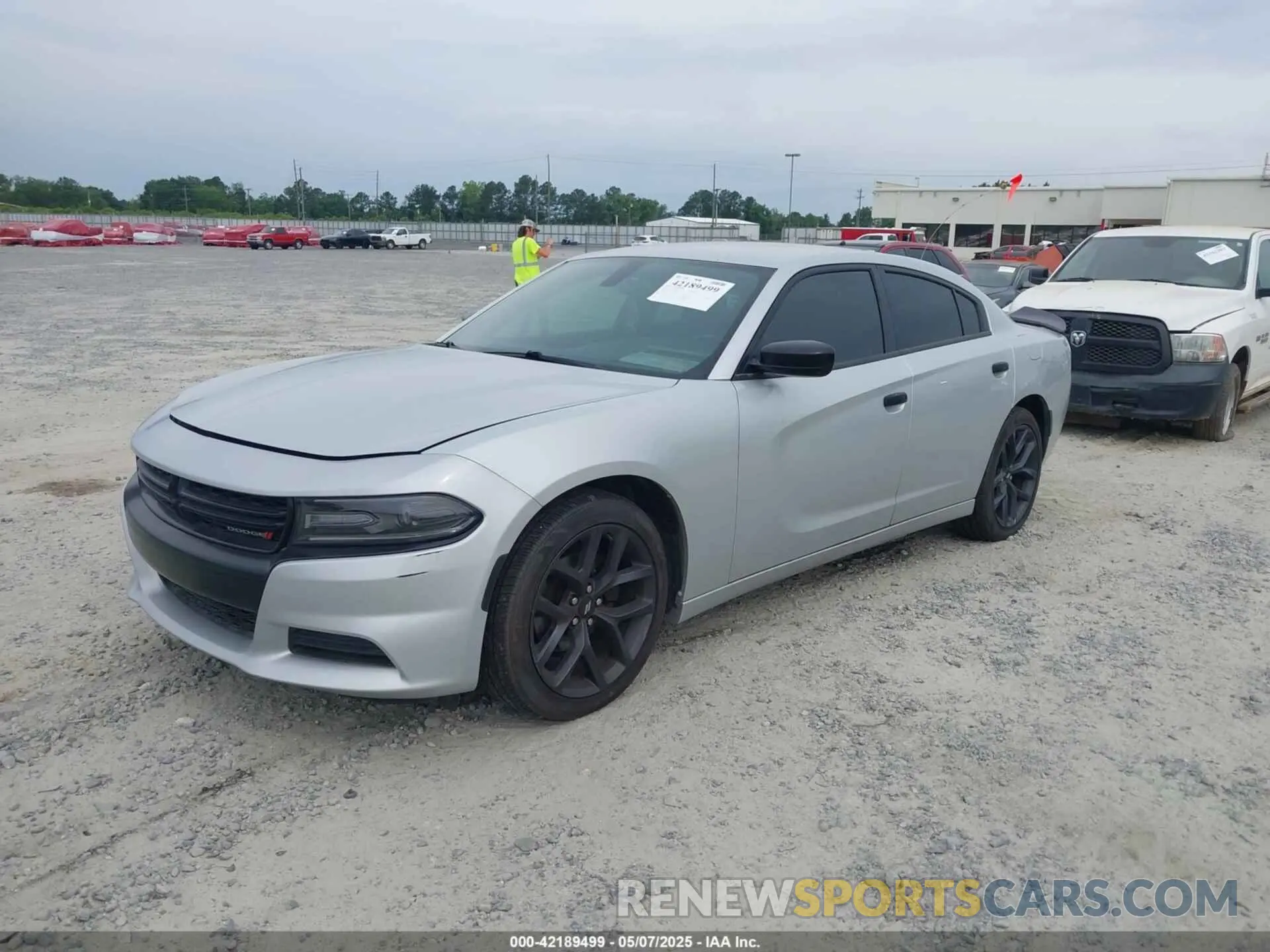 2 Photograph of a damaged car 2C3CDXBG5KH580840 DODGE CHARGER 2019