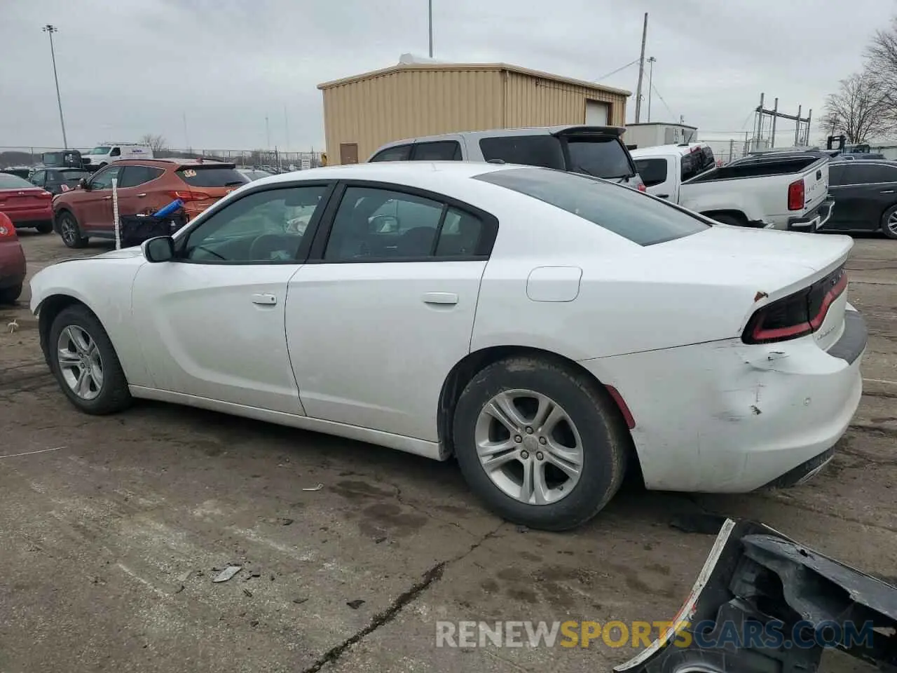 2 Photograph of a damaged car 2C3CDXBG5KH664267 DODGE CHARGER 2019
