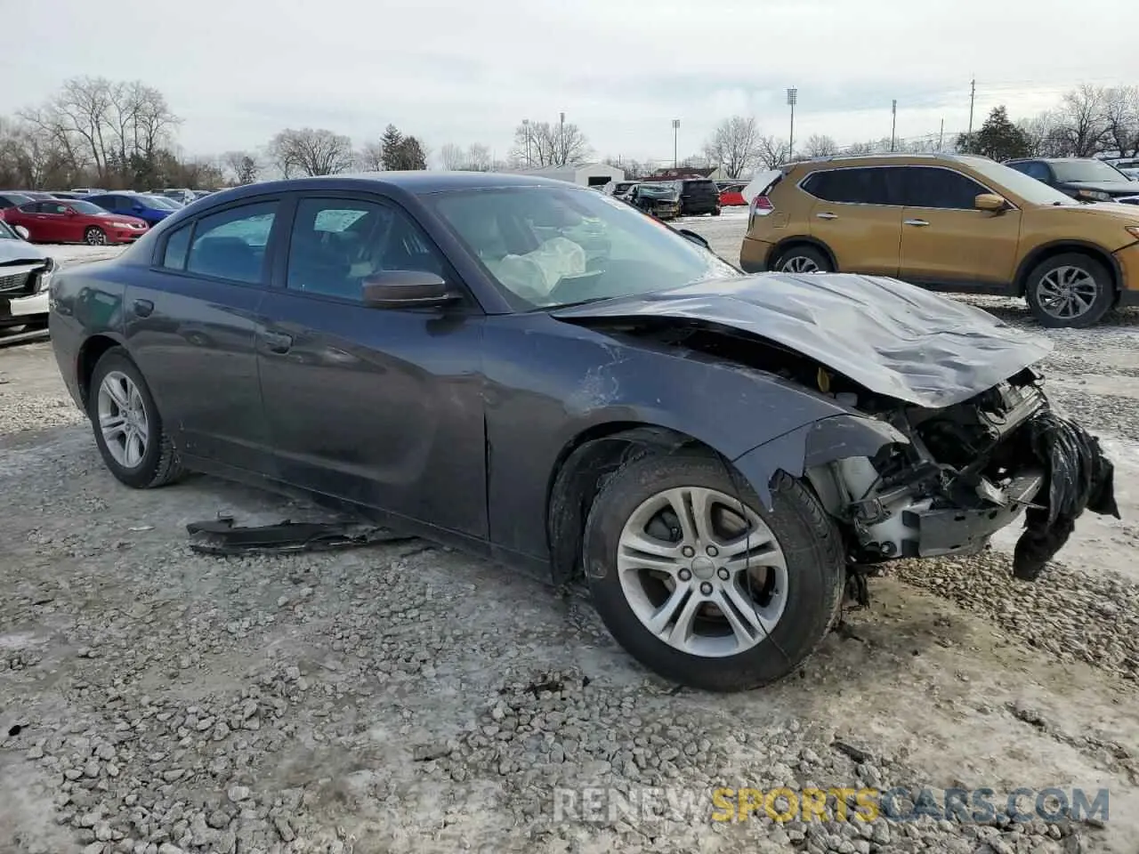 4 Photograph of a damaged car 2C3CDXBG5KH746841 DODGE CHARGER 2019
