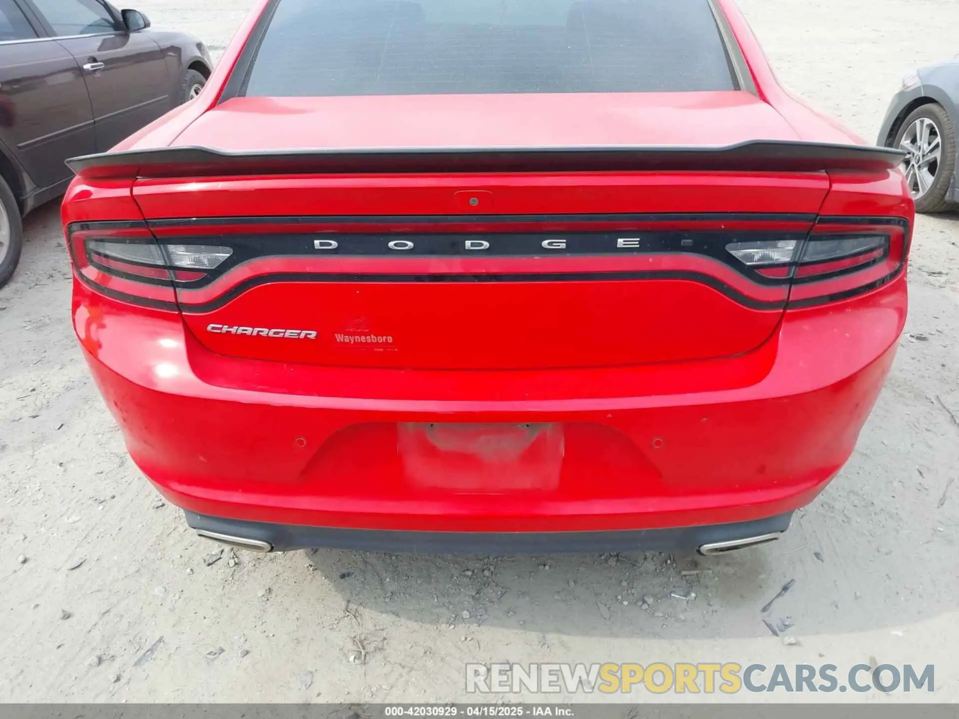 6 Photograph of a damaged car 2C3CDXBG5KH748167 DODGE CHARGER 2019
