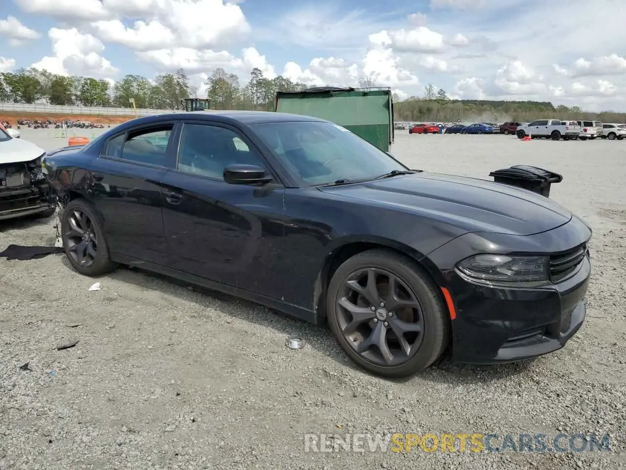 4 Photograph of a damaged car 2C3CDXBG6KH625896 DODGE CHARGER 2019