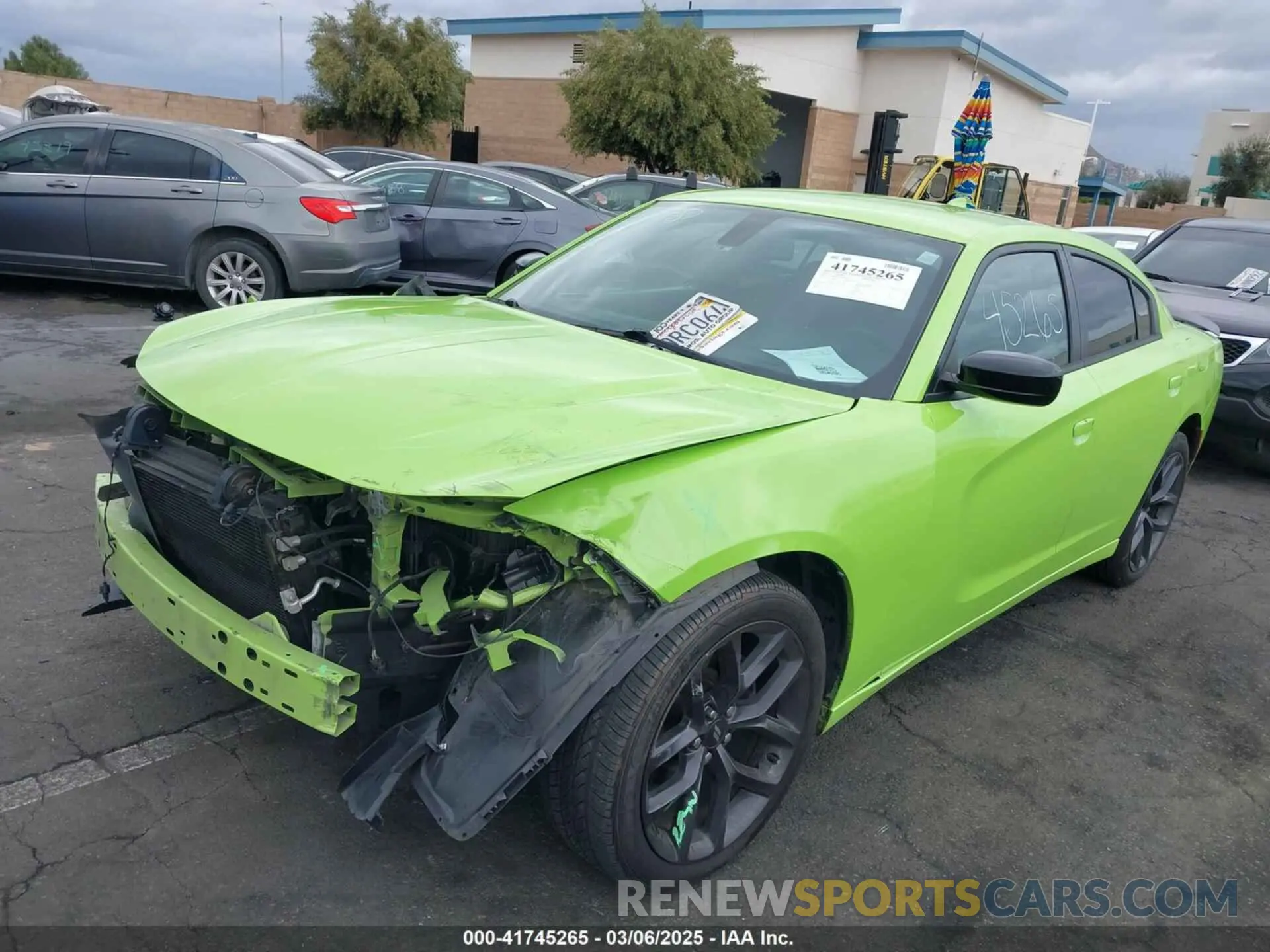 2 Photograph of a damaged car 2C3CDXBG6KH633710 DODGE CHARGER 2019