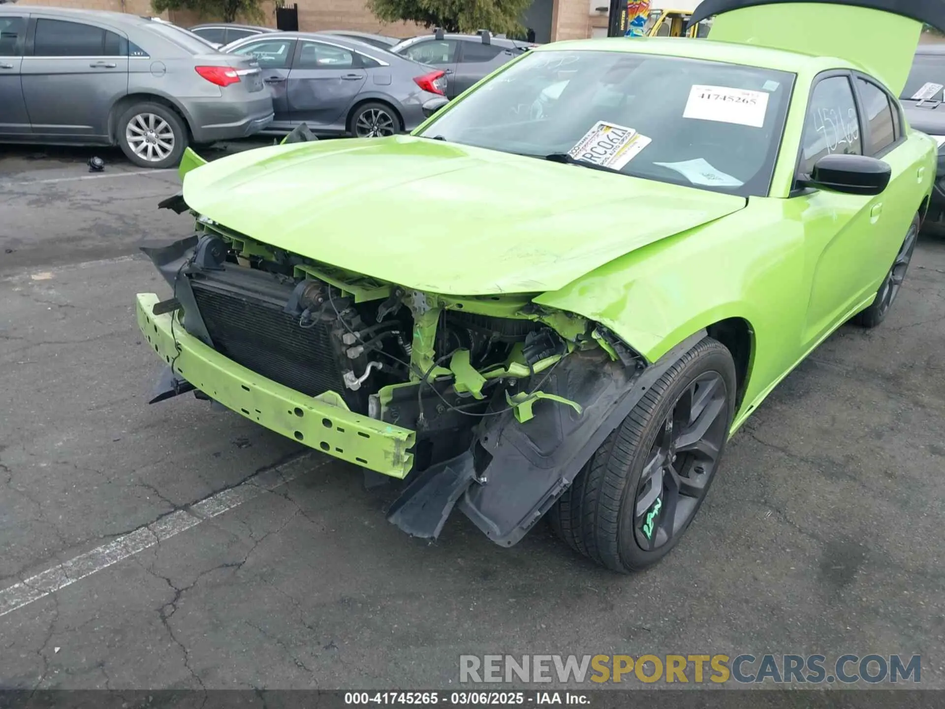 6 Photograph of a damaged car 2C3CDXBG6KH633710 DODGE CHARGER 2019