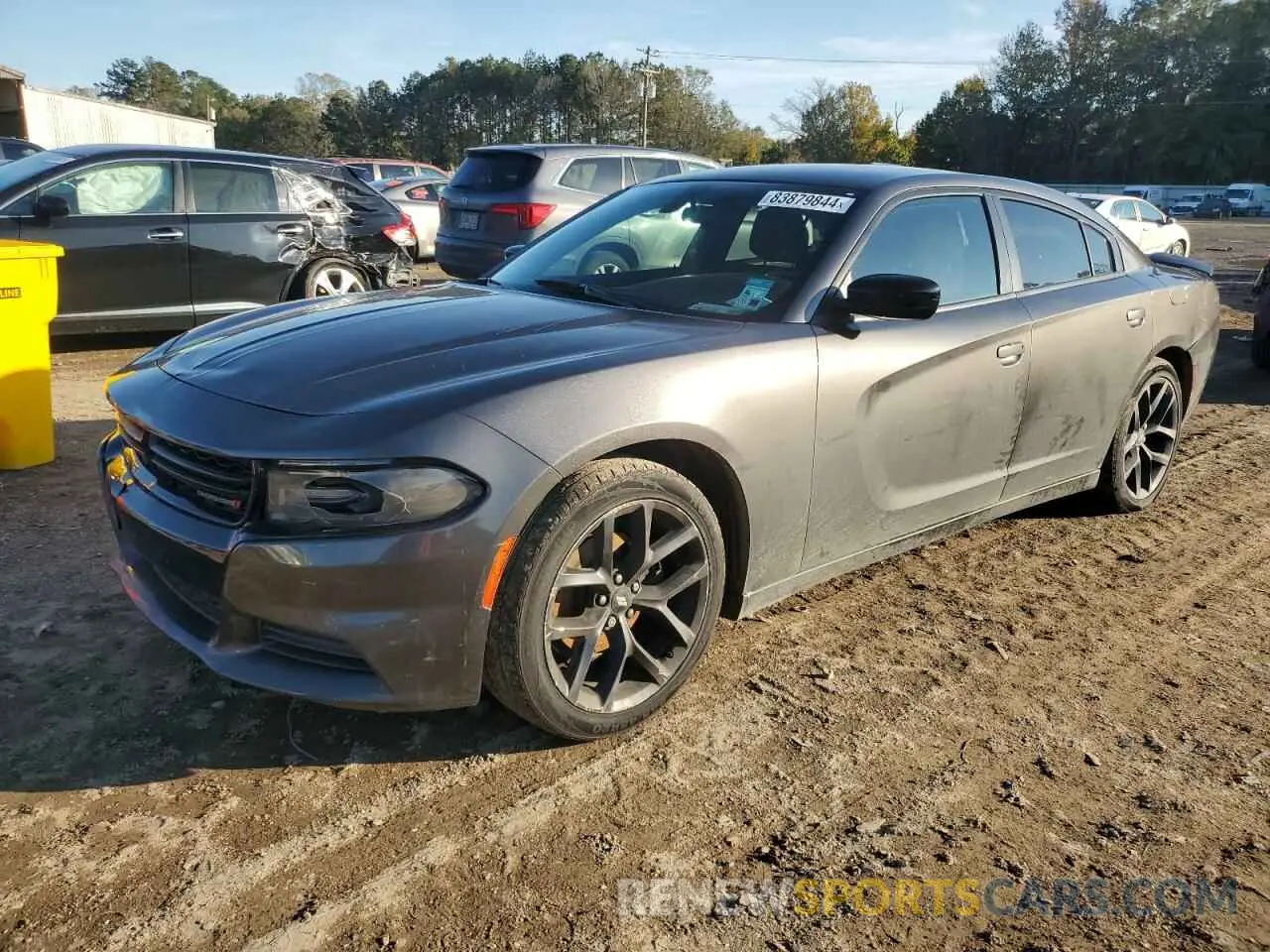 1 Photograph of a damaged car 2C3CDXBG6KH734648 DODGE CHARGER 2019