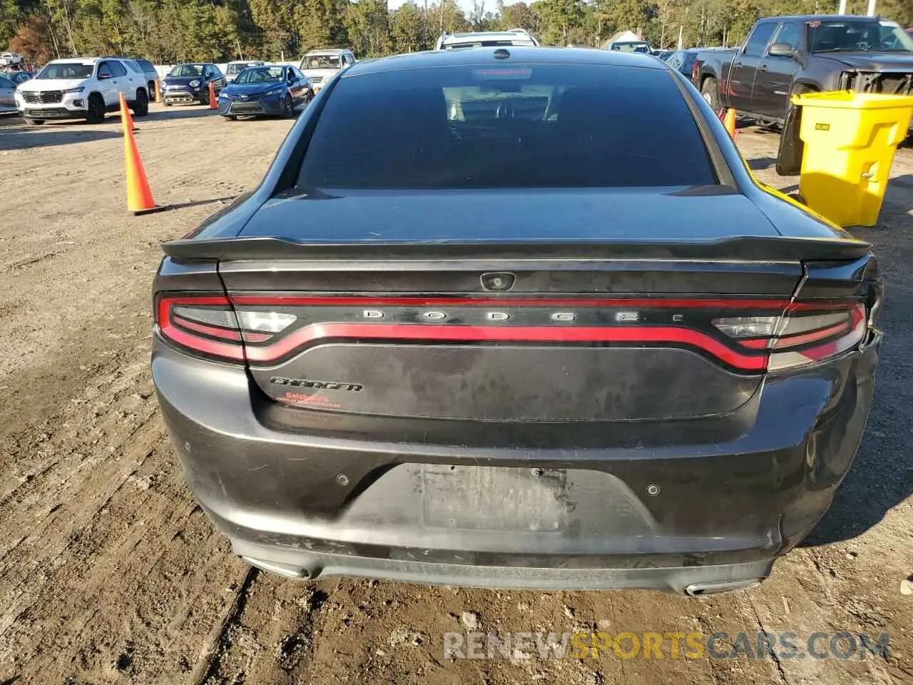 6 Photograph of a damaged car 2C3CDXBG6KH734648 DODGE CHARGER 2019