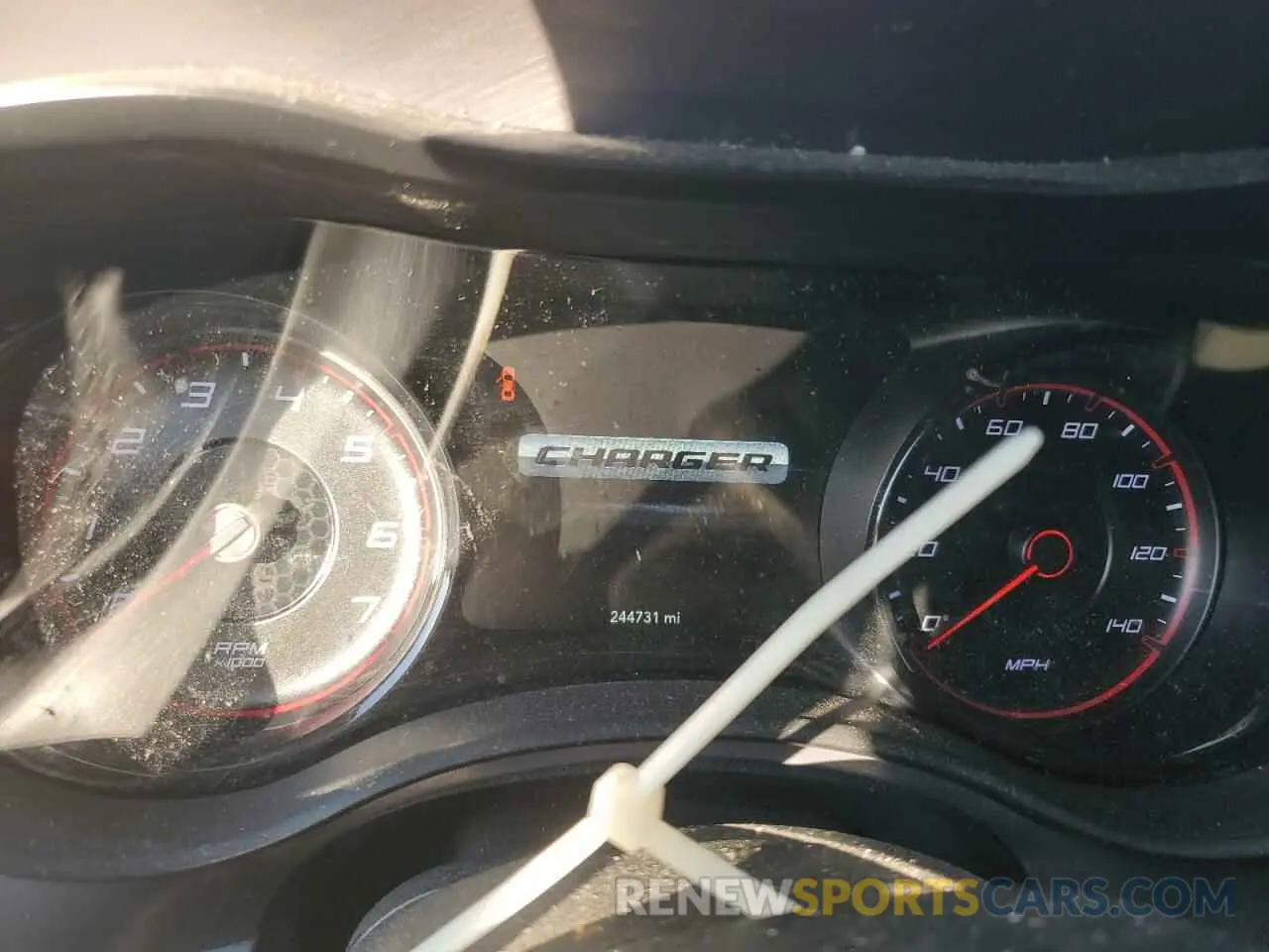 9 Photograph of a damaged car 2C3CDXBG6KH734648 DODGE CHARGER 2019