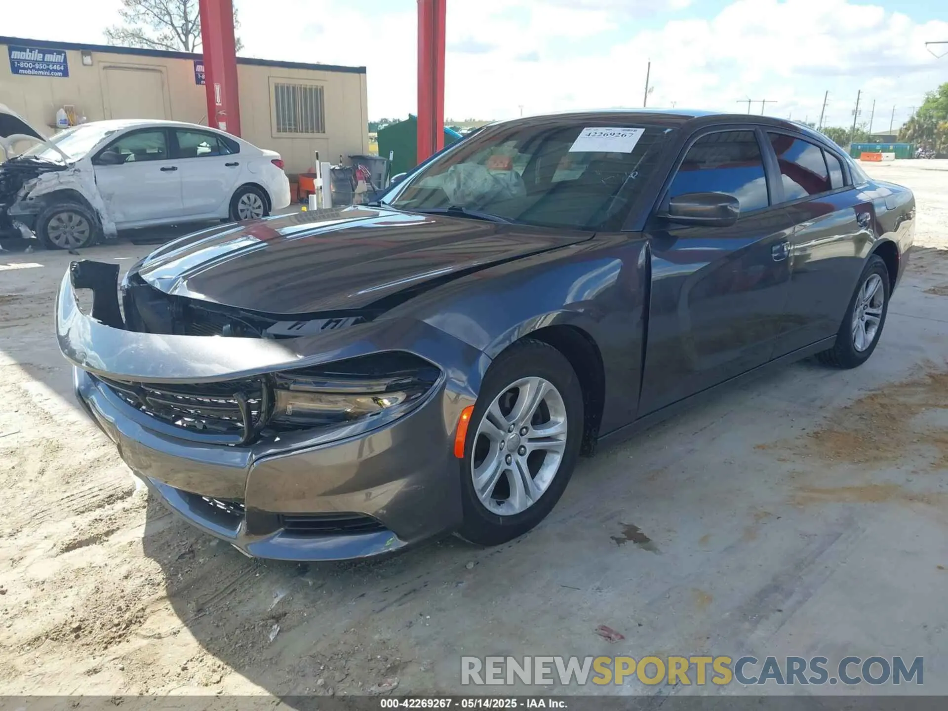 2 Photograph of a damaged car 2C3CDXBG7KH711766 DODGE CHARGER 2019