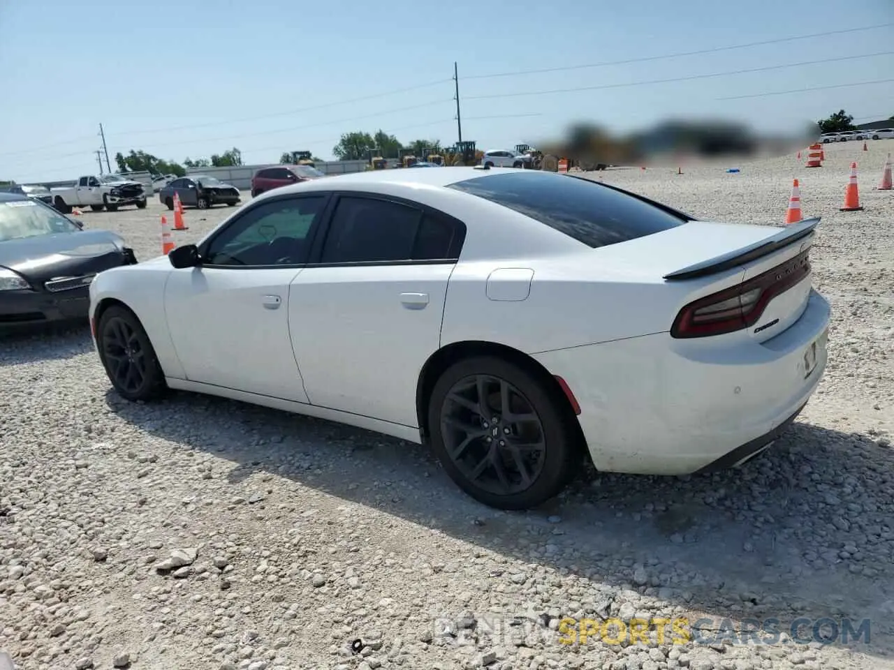 2 Photograph of a damaged car 2C3CDXBG7KH726199 DODGE CHARGER 2019