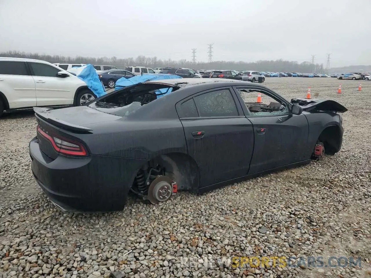 3 Photograph of a damaged car 2C3CDXBG7KH732391 DODGE CHARGER 2019
