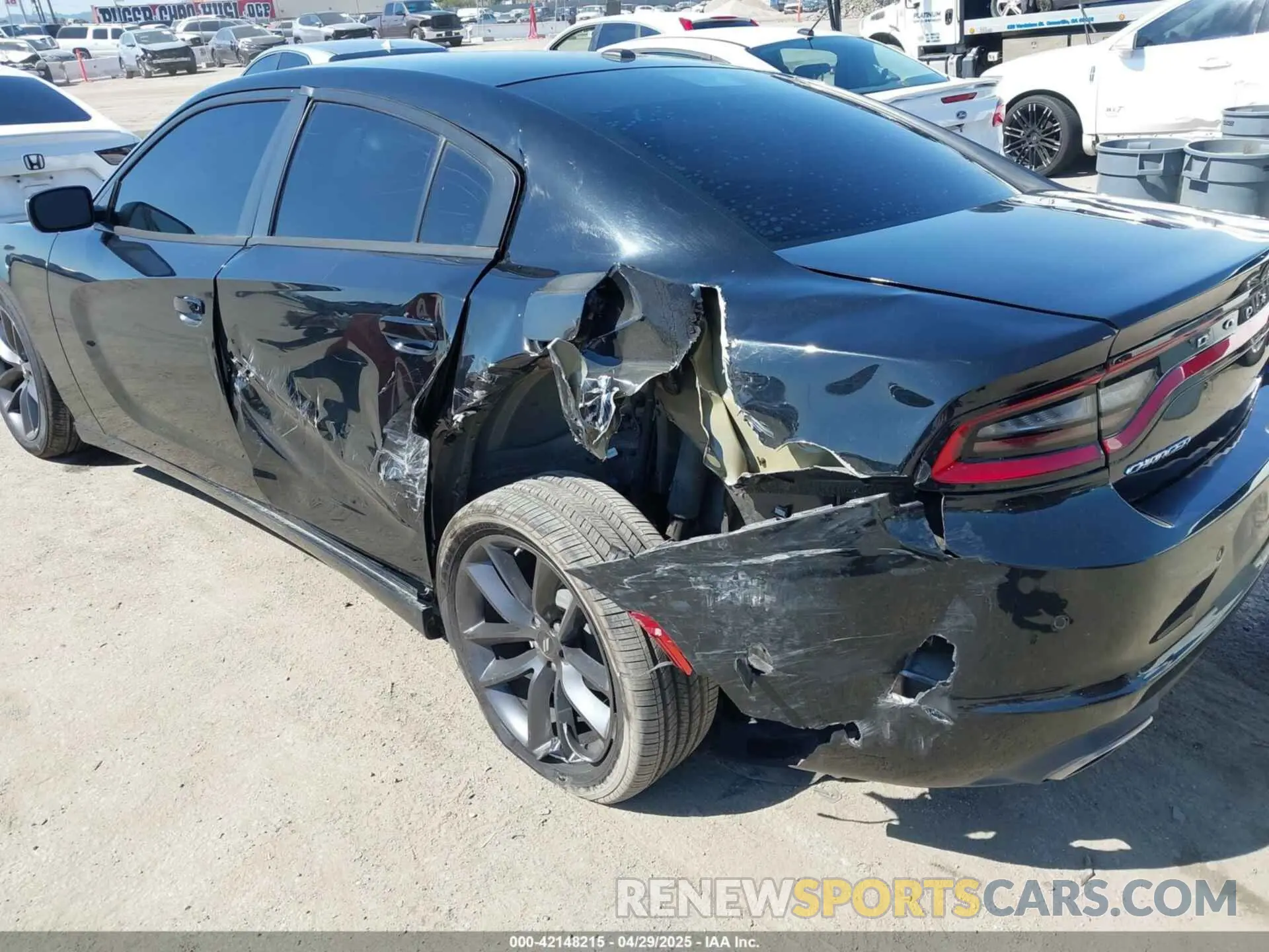 6 Photograph of a damaged car 2C3CDXBG8KH550151 DODGE CHARGER 2019