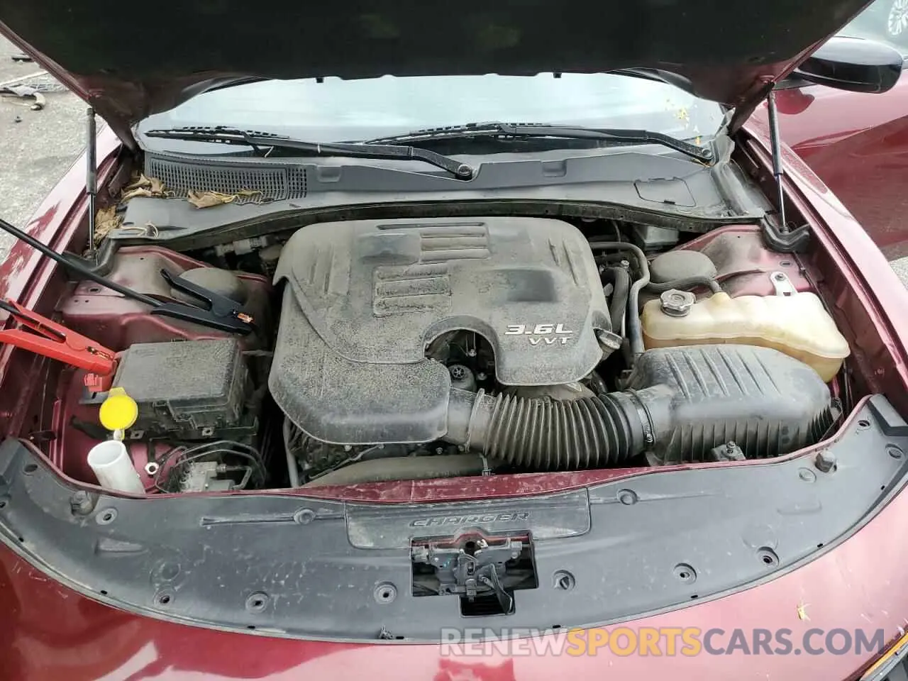 11 Photograph of a damaged car 2C3CDXBG8KH693083 DODGE CHARGER 2019
