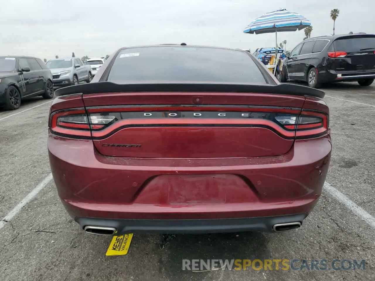 6 Photograph of a damaged car 2C3CDXBG8KH693083 DODGE CHARGER 2019