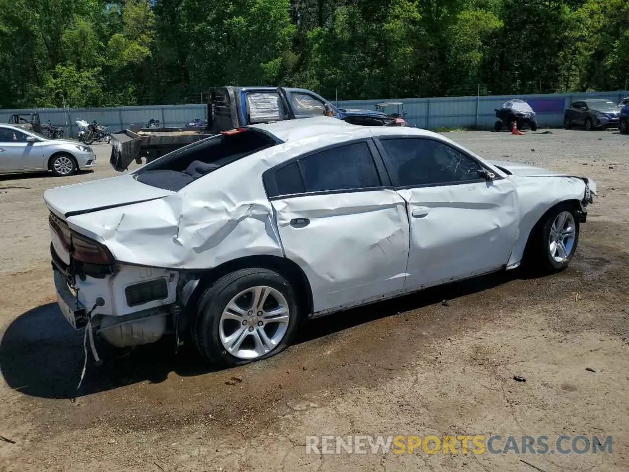 3 Photograph of a damaged car 2C3CDXBG8KH700193 DODGE CHARGER 2019