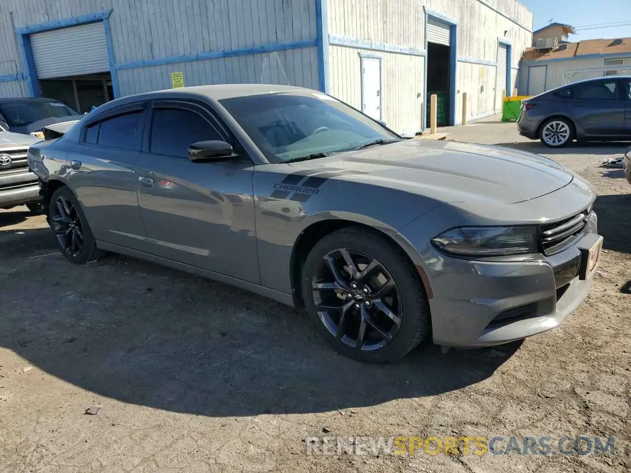 4 Photograph of a damaged car 2C3CDXBG8KH713963 DODGE CHARGER 2019