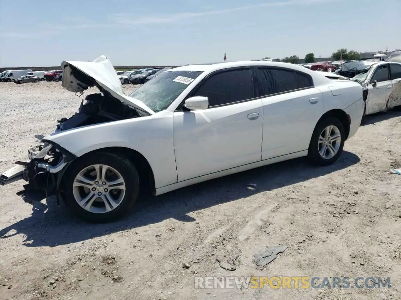 1 Photograph of a damaged car 2C3CDXBG8KH718662 DODGE CHARGER 2019