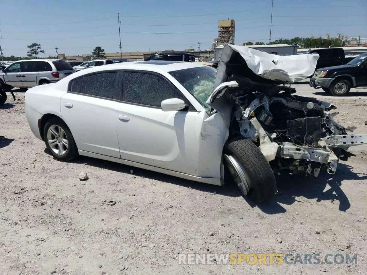 4 Photograph of a damaged car 2C3CDXBG8KH718662 DODGE CHARGER 2019