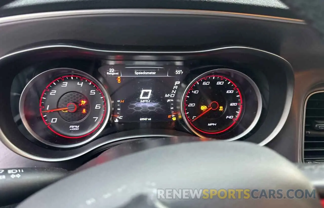 8 Photograph of a damaged car 2C3CDXBG8KH752973 DODGE CHARGER 2019