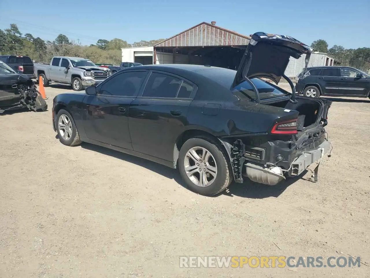 2 Photograph of a damaged car 2C3CDXBG9KH640196 DODGE CHARGER 2019