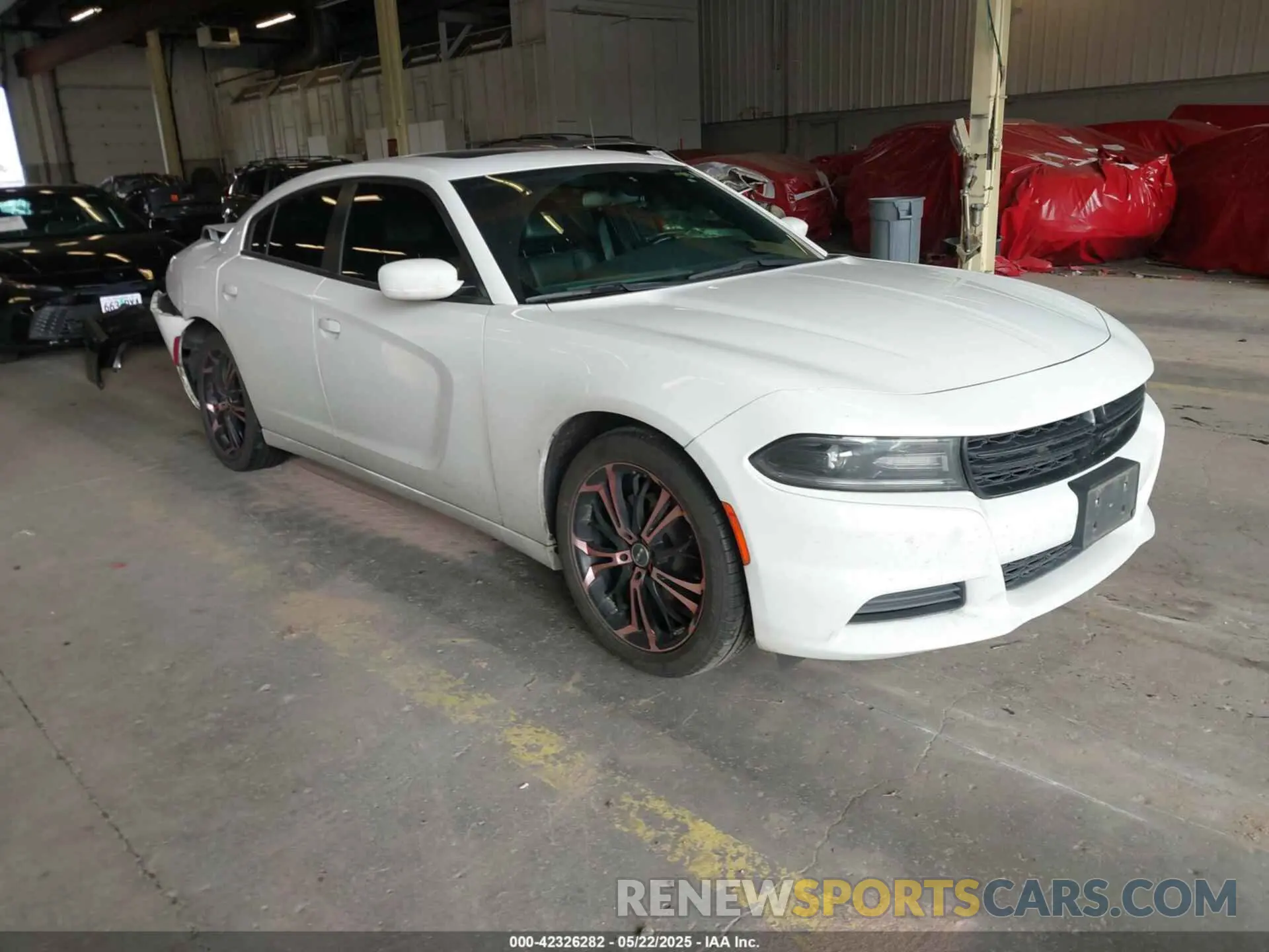 1 Photograph of a damaged car 2C3CDXBG9KH695313 DODGE CHARGER 2019
