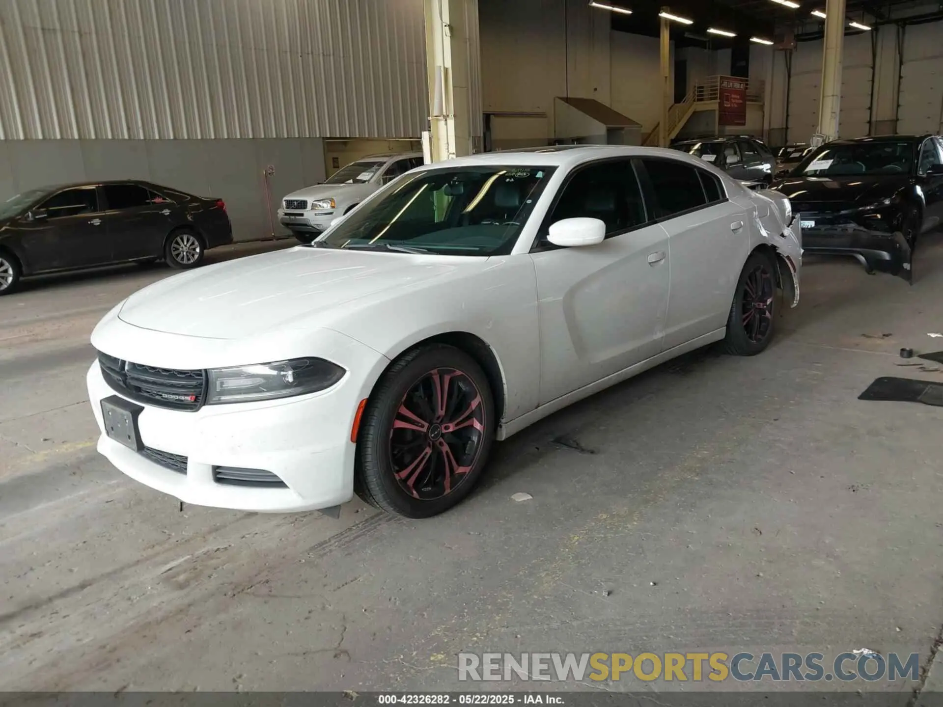 2 Photograph of a damaged car 2C3CDXBG9KH695313 DODGE CHARGER 2019