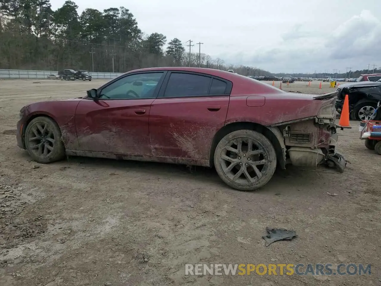 2 Фотография поврежденного автомобиля 2C3CDXBG9KH732487 DODGE CHARGER 2019