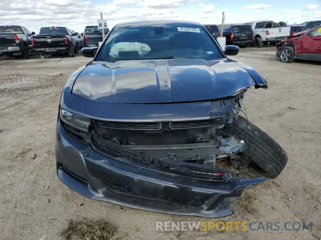5 Photograph of a damaged car 2C3CDXBG9KH732599 DODGE CHARGER 2019
